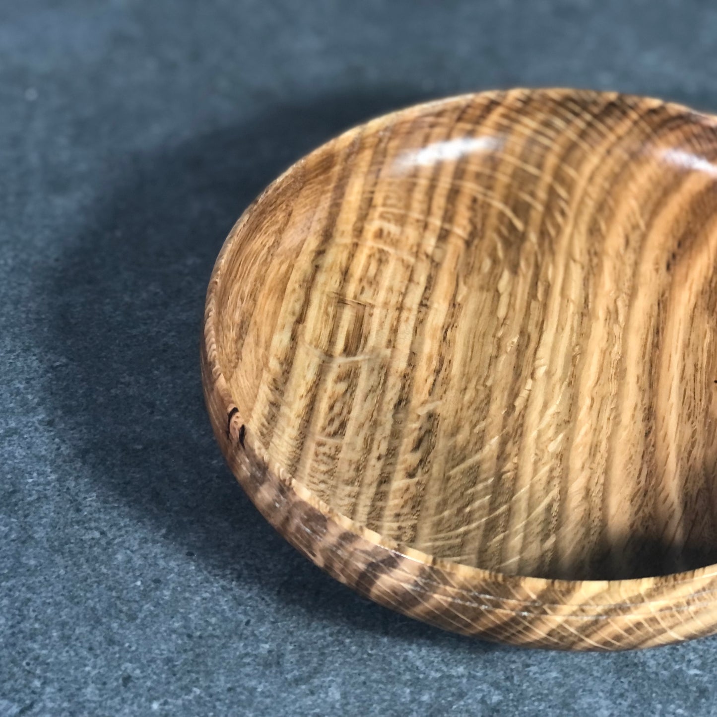 Round Bottom Oak Bowl No. 2258